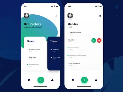 Todo Management app app design design minimalistic mobile sketch swipe tasks todo todo app ui