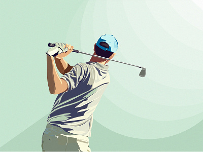 Go Golf.... character color game golf grain graphic art graphic design illustration illustrator play sport visual art