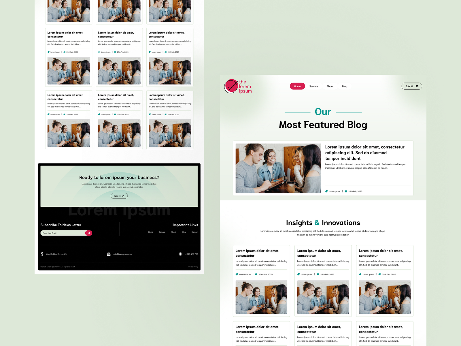 Blog Post UI Design by Jugal Chauhan on Dribbble