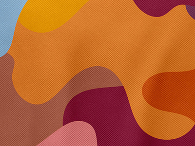 Sample Bag (Autumn Generic) 2 abstract autumn blob camo fall fall colors illustration minimal sample bag shapes texture vector