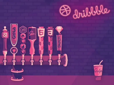 What'll it be? Pick your poison. abstract alcohol bar css css 3 debut debut shot github gulp hello hello dribbble html html 5 illustration javascript node nodejs sass sketch app vector artwork