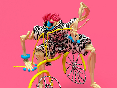 Stinky 3d abstract adobe animation art c4d cg characters cool design experimental fine art graphic graphics illustration mograph motion design painting photoshop