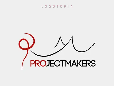 Logotopia - ProyectMakers branding design illustration logo