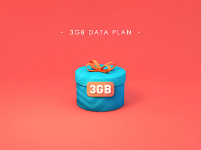 Data Plan 3d c4d design gift graphic illustration