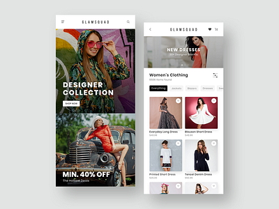 Womens Fashion Mobile App Designs android app app app design app animation branding design design app designer ecommerce fashion fashion app flat inspiration ios app logo mobile app mobile app design ui ux women fashion
