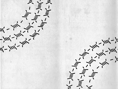 BARBED barbed wire distressed illustration paper pattern texture vector