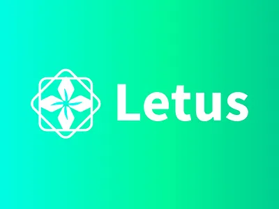 Letus Logo app design branding cleantech design graphic design icon illustration landing page logo plant typography ui uidesign userinterface