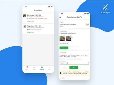 Cafe Manager App food@work inspection tasklist zomato