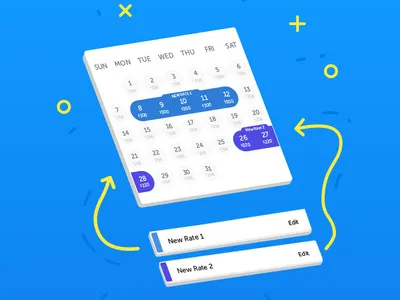 Calendar onboarding calendar design onboarding onboarding illustration rates ui