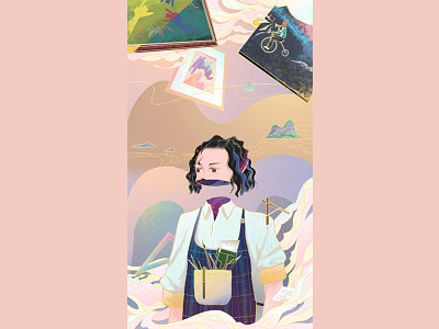 something about drawing drawing girl illustration imagination