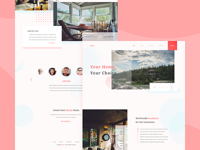 Yours - Architecture Landing Page architect architecture design interior landing property real estate ui ux website
