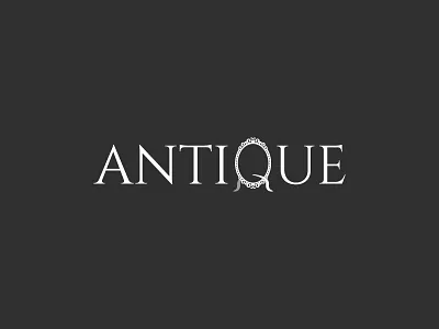 Antique Logo Concept branding design logo minimal typography vector