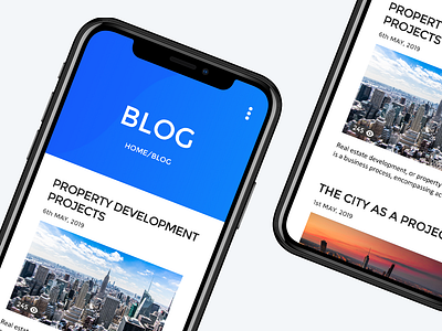 Minimal Blog Layout blog blog app design flat minimal typography ui ux