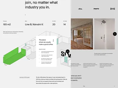 Soulmates Co—Working Concept clean design flat illustration landing page typography website