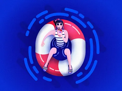 36 days of type day 27 - number 0 2d 36 days of type 36daysoftype affinitydesigner art character colorful cute design flat illustration letter minimal pastels typography vector