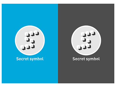 Secret Symbol. design icon illustration logo typography