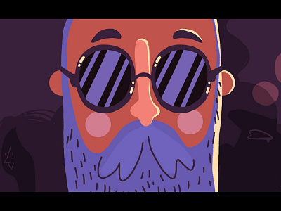 Quick sketch of Man character digital 2d drawing dribbble illustration man simple vector