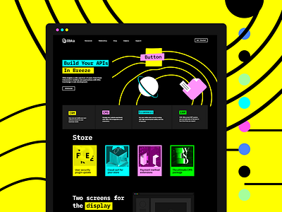 Obka UI/UX Design brand identity branding design index interaction landing page obka ui ui ux user experience user interface web design web page