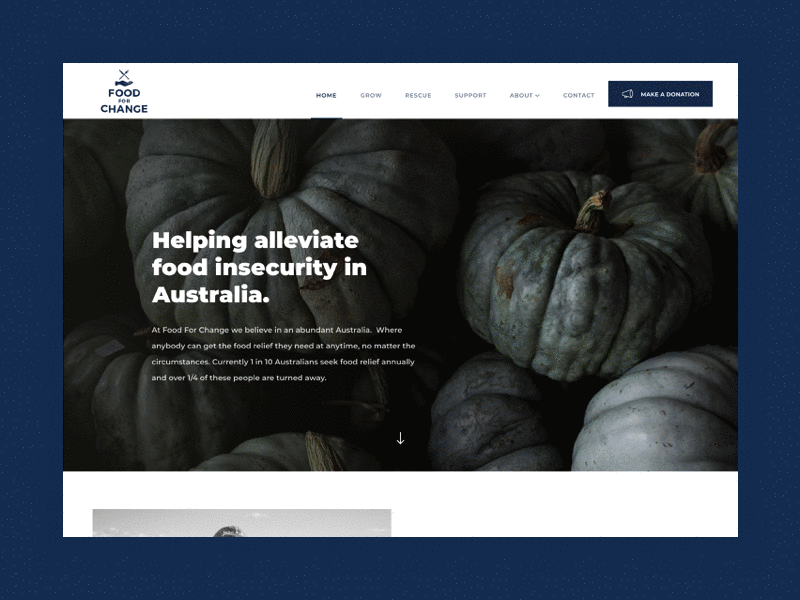 Food For Change Redesign