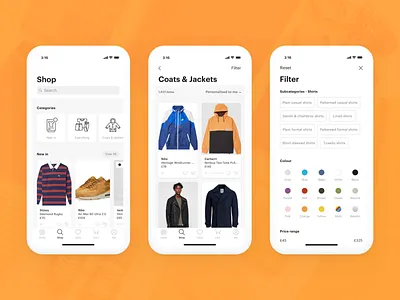 Thread - Shop & Filters app design fashion filters ios shop thread