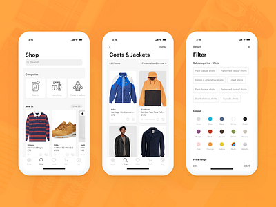 Thread - Shop & Filters app design fashion filters ios shop thread
