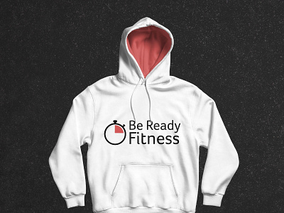 Be Ready Fitness Sweatshirt Red Lining branding design fitness logo personal trainer