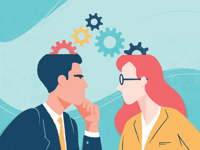 London Business School business characters concept conceptual illustration editorial illustration figure figures illustration lifestyle illustration magazine texture