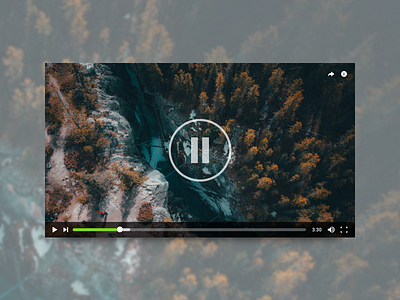 Daily UI #57 Video Player daily ui ui ui design uiux user interface ux design video video player