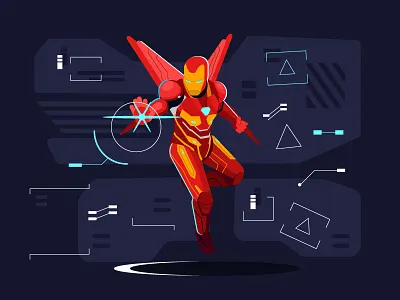 Iron man Mark50 illustration