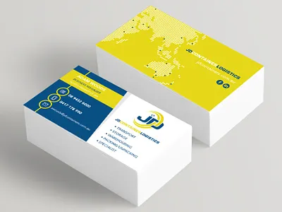 JD Containers Business Cards brand branding business card business card mockups corporate branding design graphic design logistics stationary design