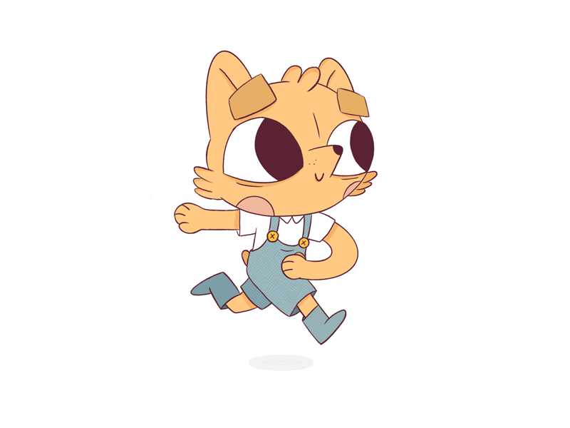 Corgi Runcycle animated dog animation bounce character animation character design corgi cute gif dog dog art dog gif gif illustration kazmology loop procreate procreate gif run cycle runcycle running