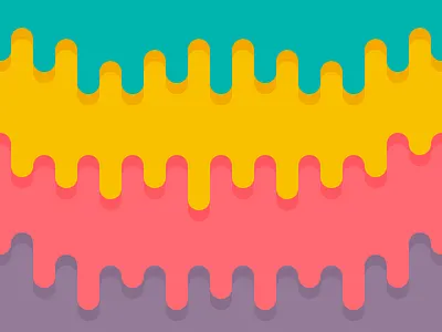 Vibrant Dribble dribble flat illustration vibrant