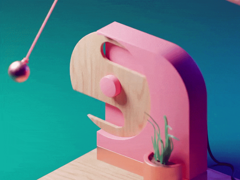 Satisfying Pendulum 3d 3d art animation art blender design illustration loop modern pendulum satisfying