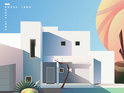 House-买不起画一个 architecture garden house