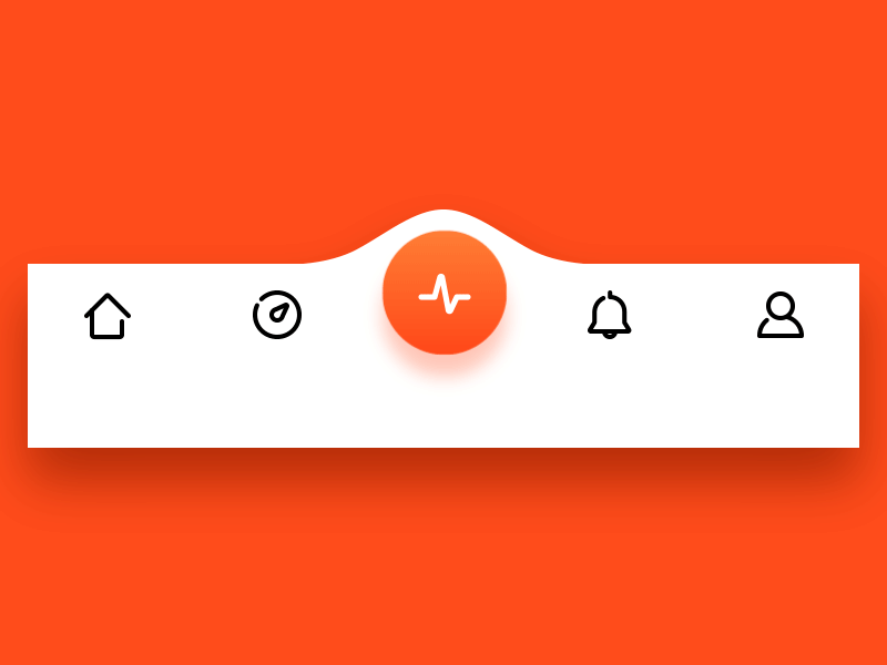 Daily exercise 040 animation animation 2d animation 3d animation after effects clean color design gif icon ios motion orange redesign ui ux white yellow