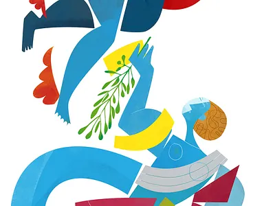 Veronese Mercury and Venus (detail) baroque fine art giclee illustration picasso print