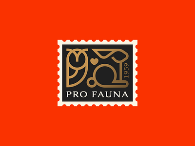 Postage badge branding heart illustration line logo love owl postage rabbit spg stamp ui ux
