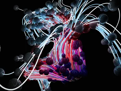 X-Particles Closeup 3d cinema4d x particles