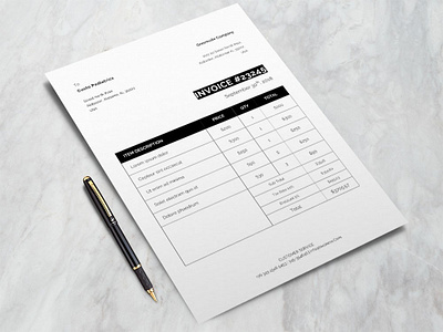 Free Formal Invoice Template bill template billing design doc formal formal invoice free bill template free billing template freebie freebies invoice invoice design