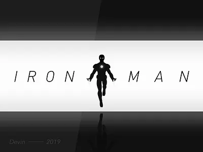 Iron Man design illustration typography vector 插图 设计