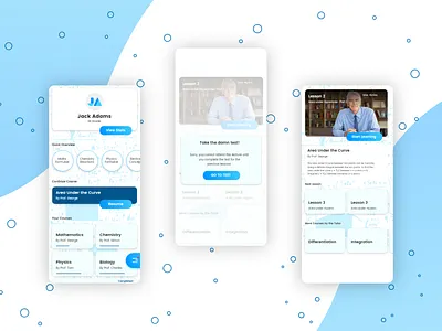 Learning App adobe xd android app app concept appdesign design ios learning platform ui ui design ux ux design