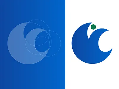 E shape logo (E letter + Human Shape)