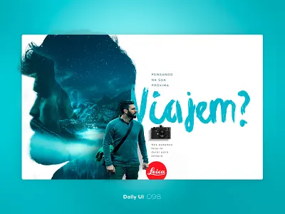 Daily UI #098 98 ad advertisement advertising daily dailyui dailyui98 photo travel ui
