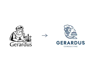 Gerardus brand identity brand branding communication consulting design emblem hunap hunapstudio hungary illustration kapor logo minimal old professional re brand re design rebrand rebranding vector
