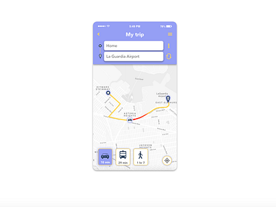 Daily UI Challenge #020 - Location Tracker app design daily daily ui 020 dailyui dailyui 020 location app location tracker mobile ui challenge ui design uidaily uidailychallenge uidesign