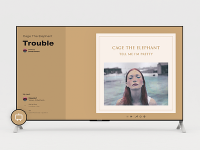 Presentation Mode for Hang the DJ add design dj fullscreen interactive interface jukebox mobile music play playlist presentation ui ux web