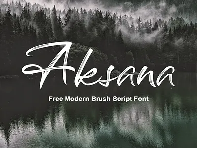 Aksana - Free Modern Brush Script Font ads branding business card classy font editorial font free font free fonts free typeface freebie freebies identity illustration labels logo logotype stationery typeface typography vector