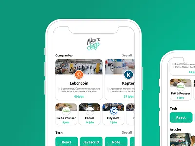 Welcome to the jungle - Homepage app app design green home homepage jungle redesign sketch ui