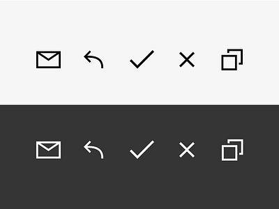 Basic icons for service icons outline pack