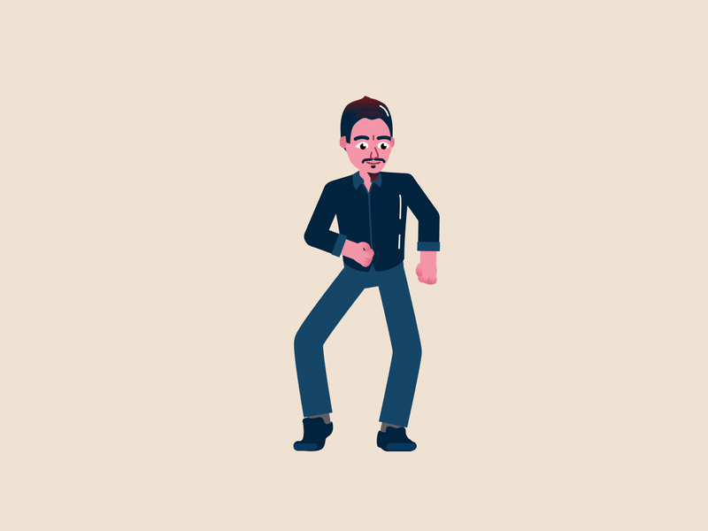 The Twist after affects animation character character animation dance dance day the twist